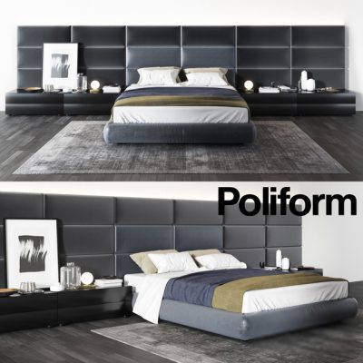 Poliform Dream Bed 3D Model