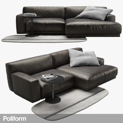 Poliform Paris Seoul Sofa 3D Model