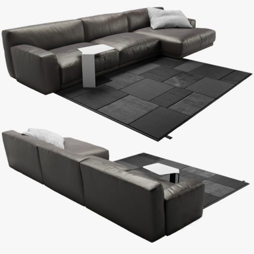 Poliform Paris Seoul Sofa Set-02 3D Model 2