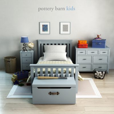 Pottery Barn Kids Bed 3D Model
