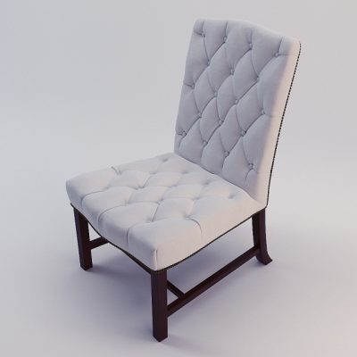 Regency Large Dining Chair 3D Model