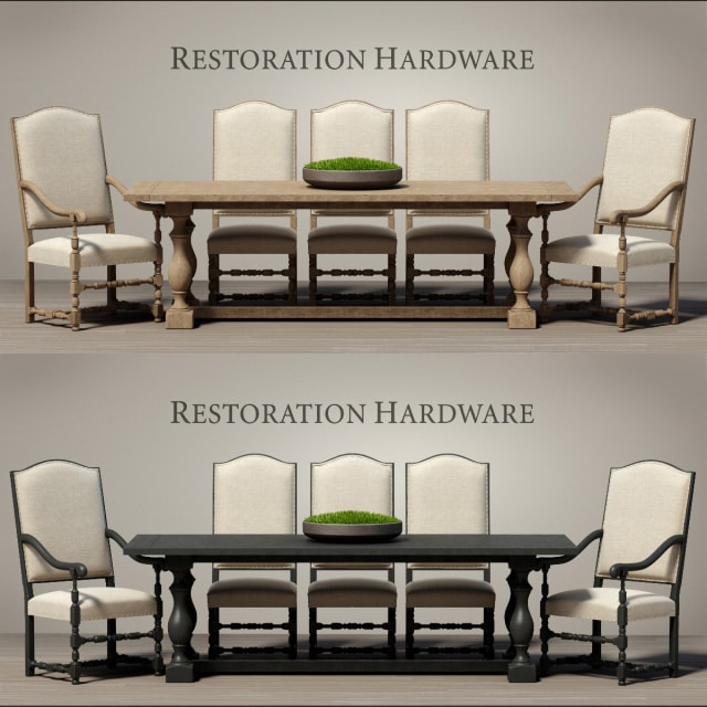 Restoration Hardware Dining Table And, Restoration Hardware Table Chairs