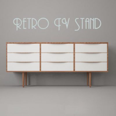 Retro Tv Stand 3 – Sideboard 3D Model