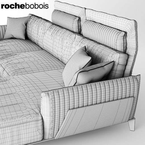 Roche Bobois Candara Sofa 3D Model 2