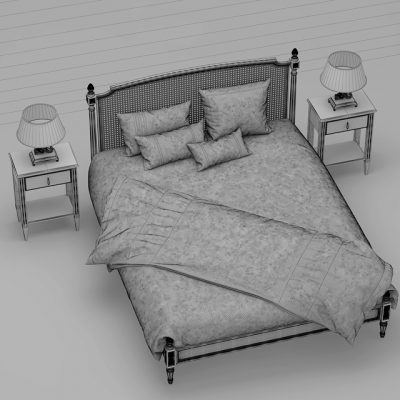 Roche Bobois Lit Josephine Bed 3D Model