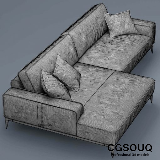 Rochebobois Sofa 3D Model (1)
