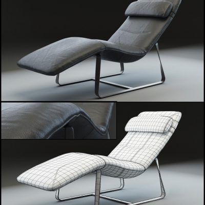 Rolf Benz 360 Chaise 3D Model