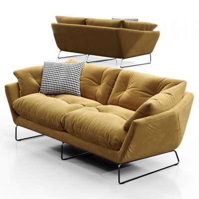 Saba Italia New York Suite Sofa 3D Model