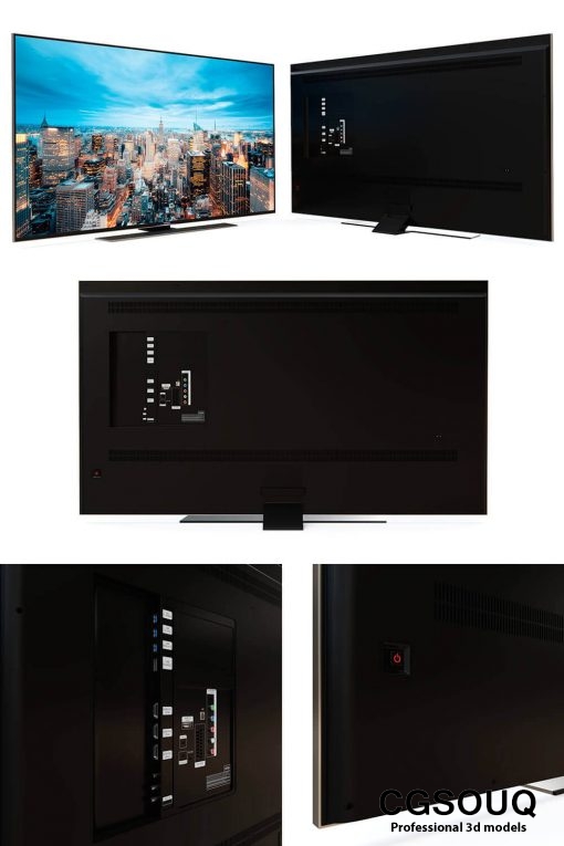 Samsung UHD TV 3D model (2)
