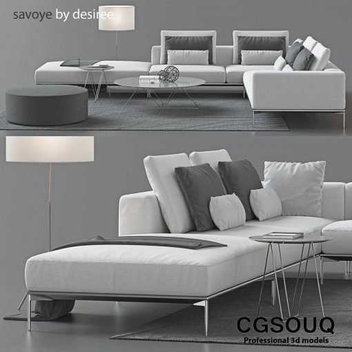 Savoye by Desiree Sofa 3D model (11)