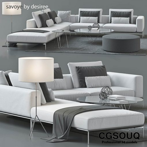 Savoye by Desiree Sofa 3D model (33)