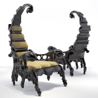 Scorpion Armchair 3D Model