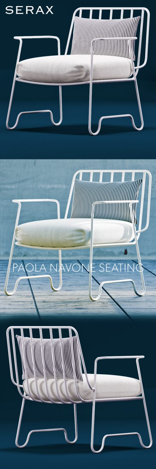Serax Paola Navone Table & Chair 3D Model 3