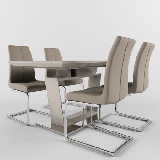 Stella Table & Blake Chair 3D Model
