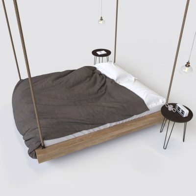 Suspension Bed 3D Model