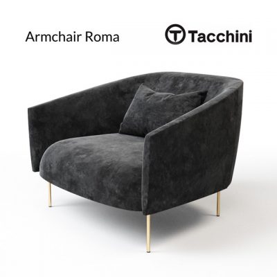 Tacchini Roma Armchair 3D Model