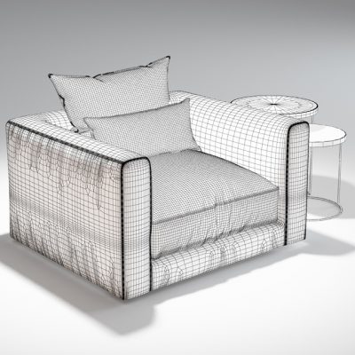 The Sofa & Chair Company Elis Armchair 3D Model 2