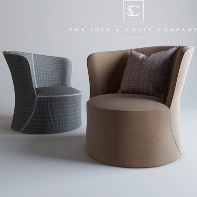 The Sofa & Chair Company Oliver Armchair 3D Model