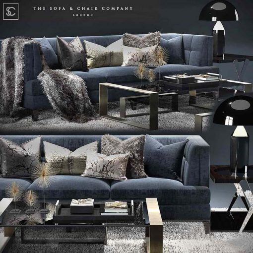 The Sofa & Chair Company Sofa Set-05 3D Model