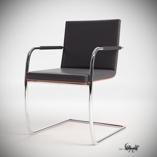 Thonet S60 & S61 Chair 3D Model 3
