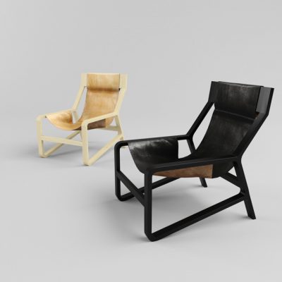 Toro Lounge Armchair 3D Model