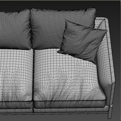 Trussardi Casa Band Sofa 3D Model 5