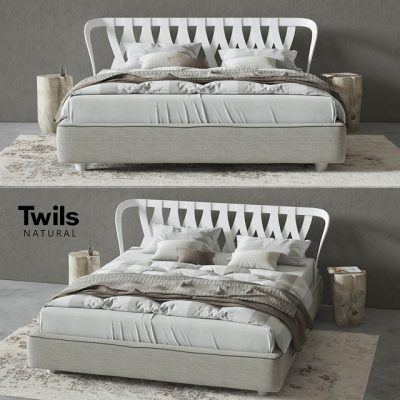 Twils Natural Bed 3D Model