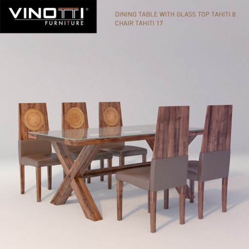 Vinotti Tahiti Table & Chair 3D Model