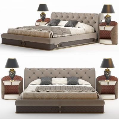 Visionnaire Chester Laurence Bed 3D Model