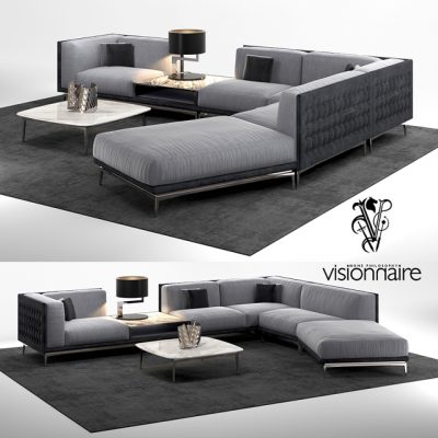 Visionnaire Legend Sofa Set 3D Model