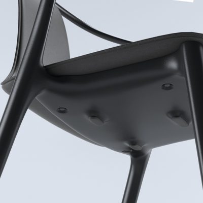 Vitra Belleville Chair 3D Model