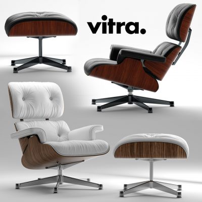 Vitra Lounge Armchair 3D Model