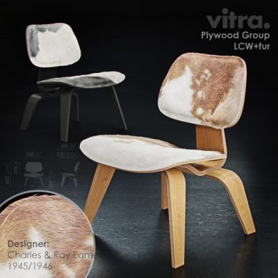 Vitra Plywood Group Chair 3D Model