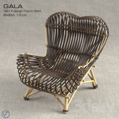Vittorio Bonacina Gala Chair 3D Model