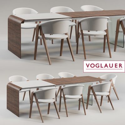 Voglauer Spirit Table & Chair 3D Model