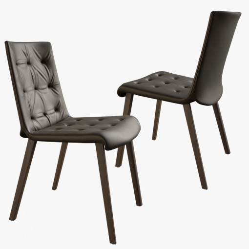 Walter Knoll Liz Table & Chair 3D Model 2