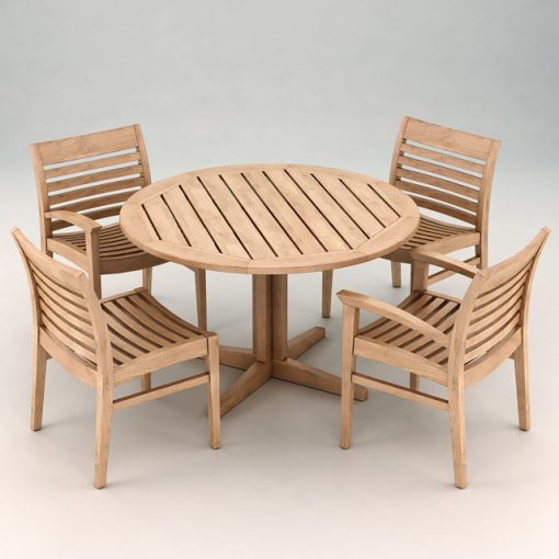 Wellspring Table & Chair 3D Model