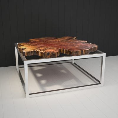 Wood Slice Coffee Table 3D Model