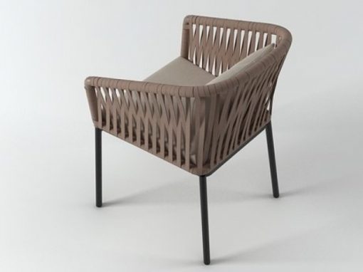 Kettal Bitta Chair Outdoor Furniture 3D model 4