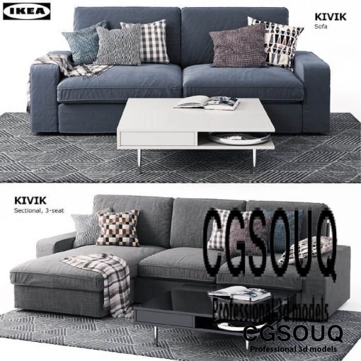 Kivik sofa 3d model